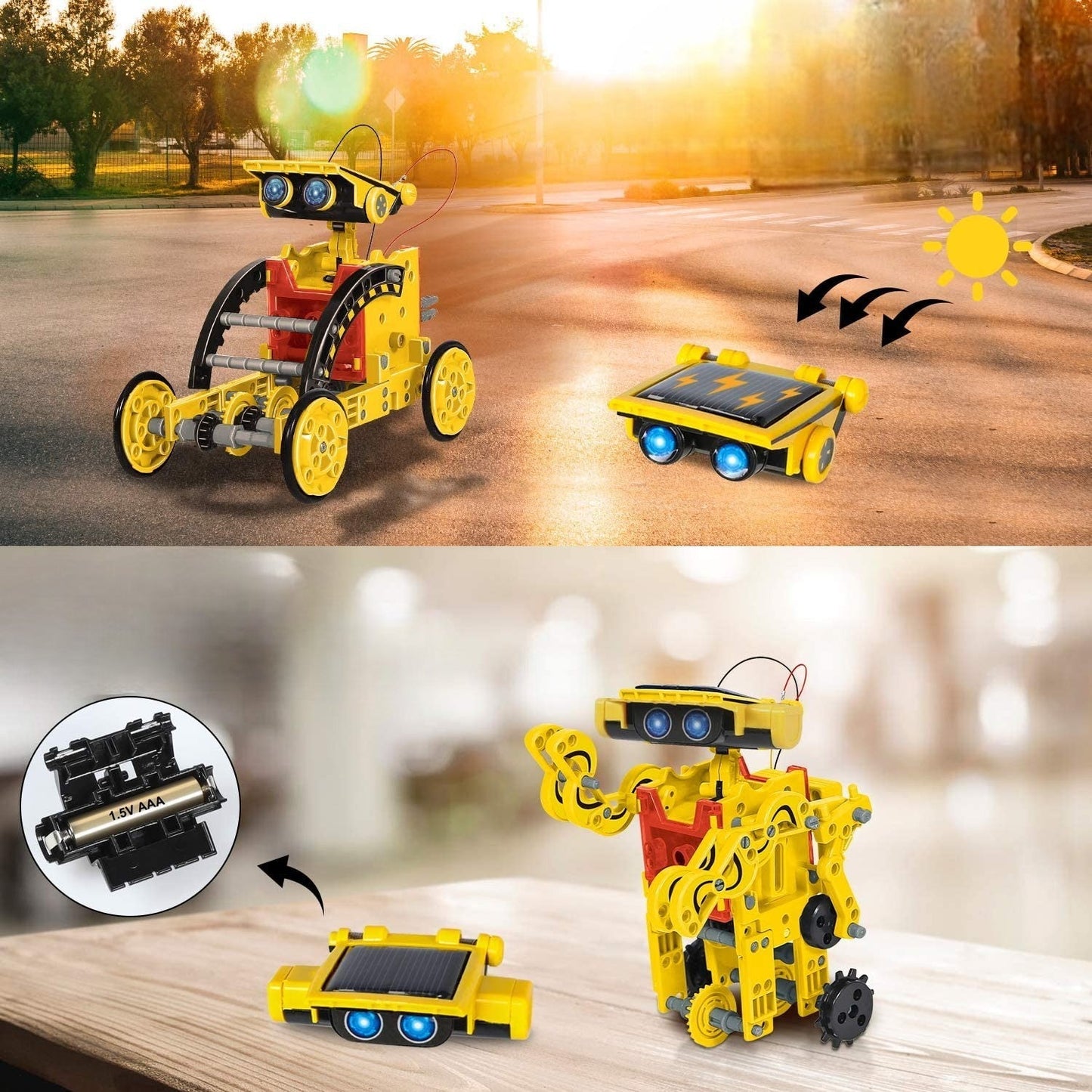 Jouet Robot - RoboLab™ - 12 en 1 Jaune