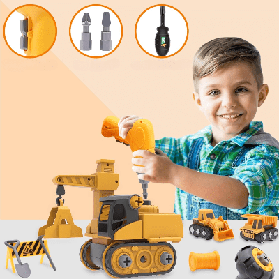 Jouet pour Enfant - TinyBuilder™ - Véhicule d'Ingénierie