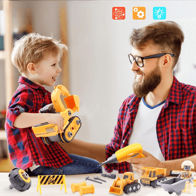 Jouet pour Enfant - TinyBuilder™ - Véhicule d'Ingénierie